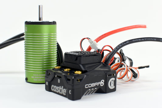 Cobra 8, 25.2V ESC with 1515-2200kV V2 Sensored Motor Combo