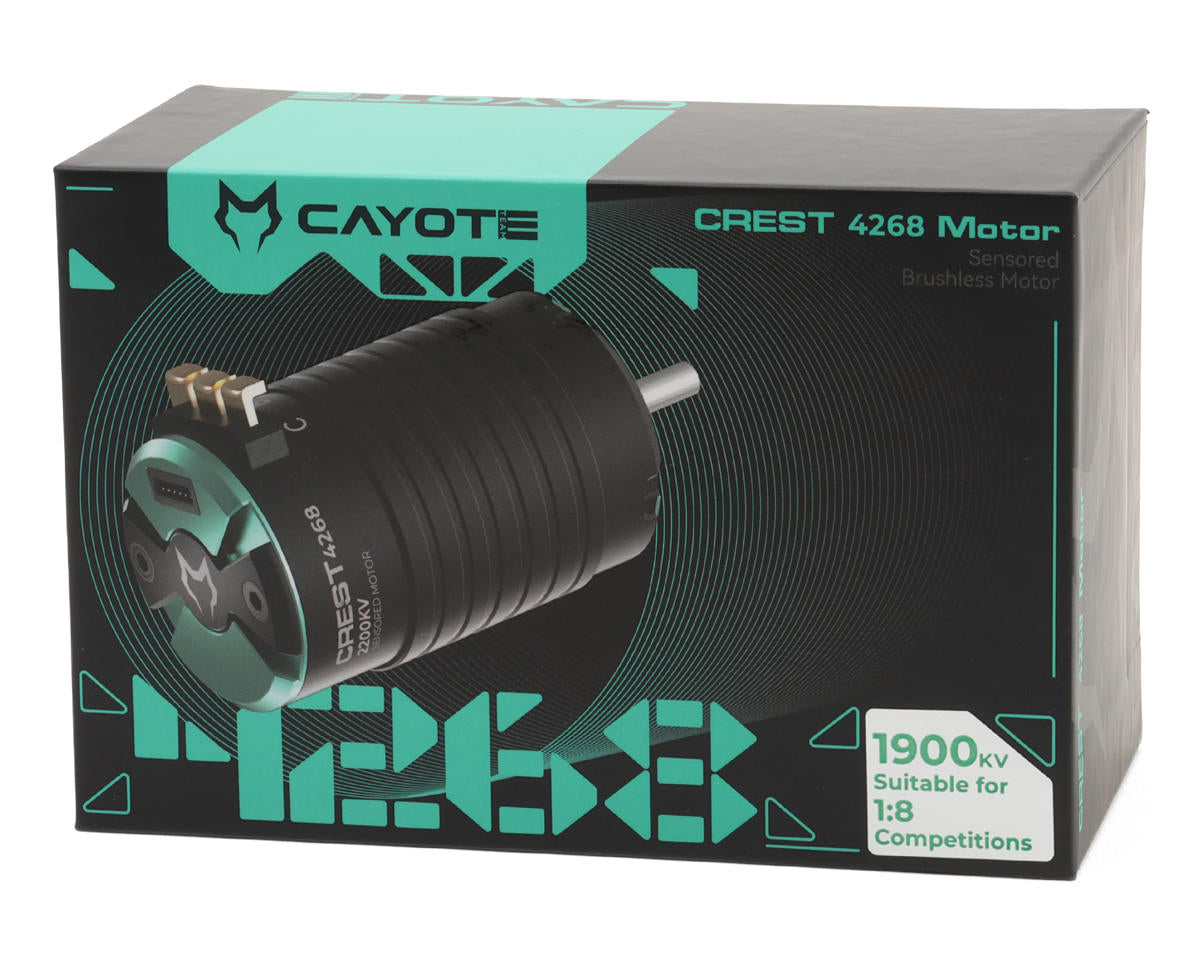 Cayote Crest 4268 1/8 Sensored Brushless Motor (1900kV) (IFMAR)