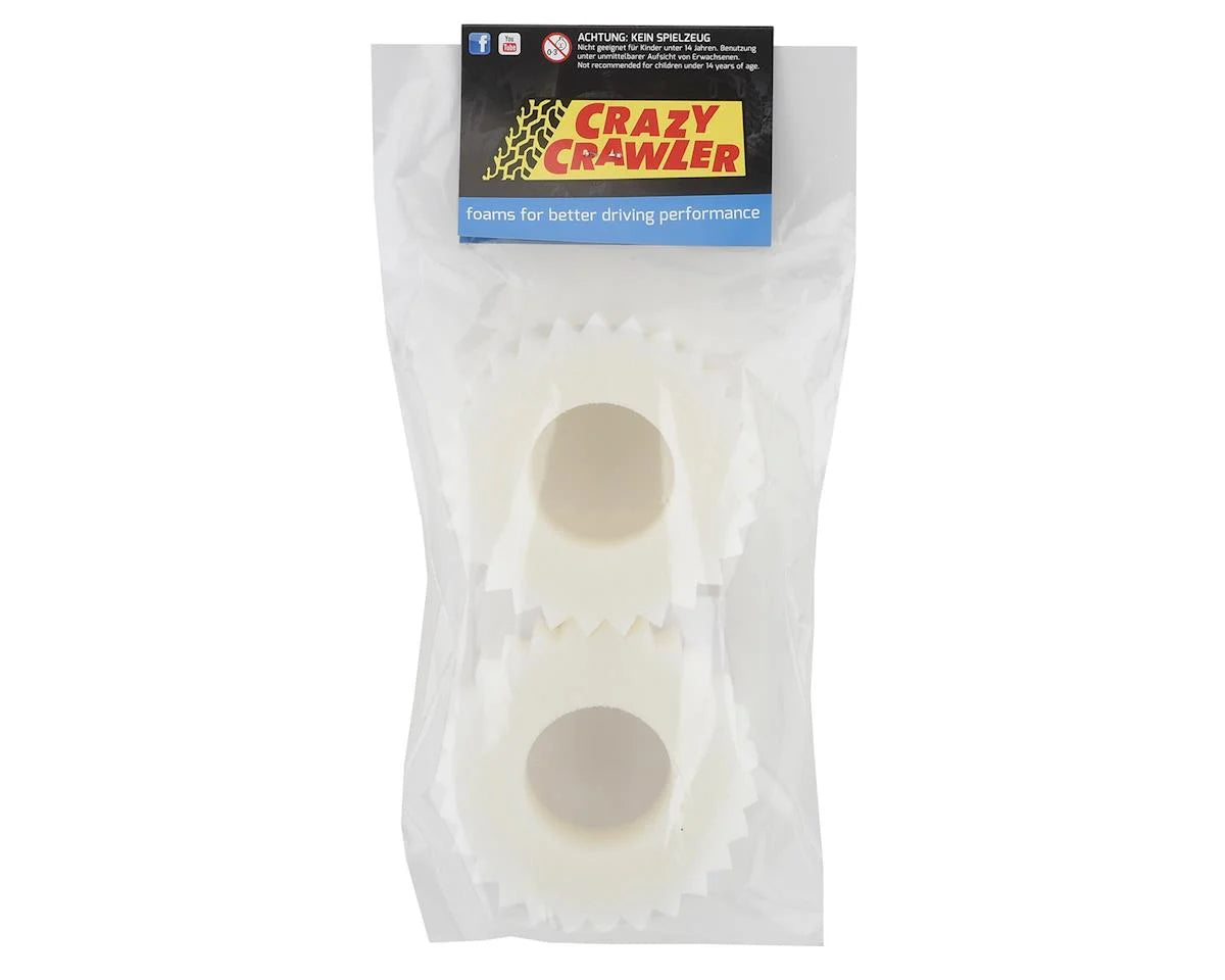 Crazy Crawler LaserFoam "Basic" 1.9" Foam Crawler Tire Insert (2) (109x40mm) (Pit Bull Rock Beast) (Trucks Up to 7 Pounds)