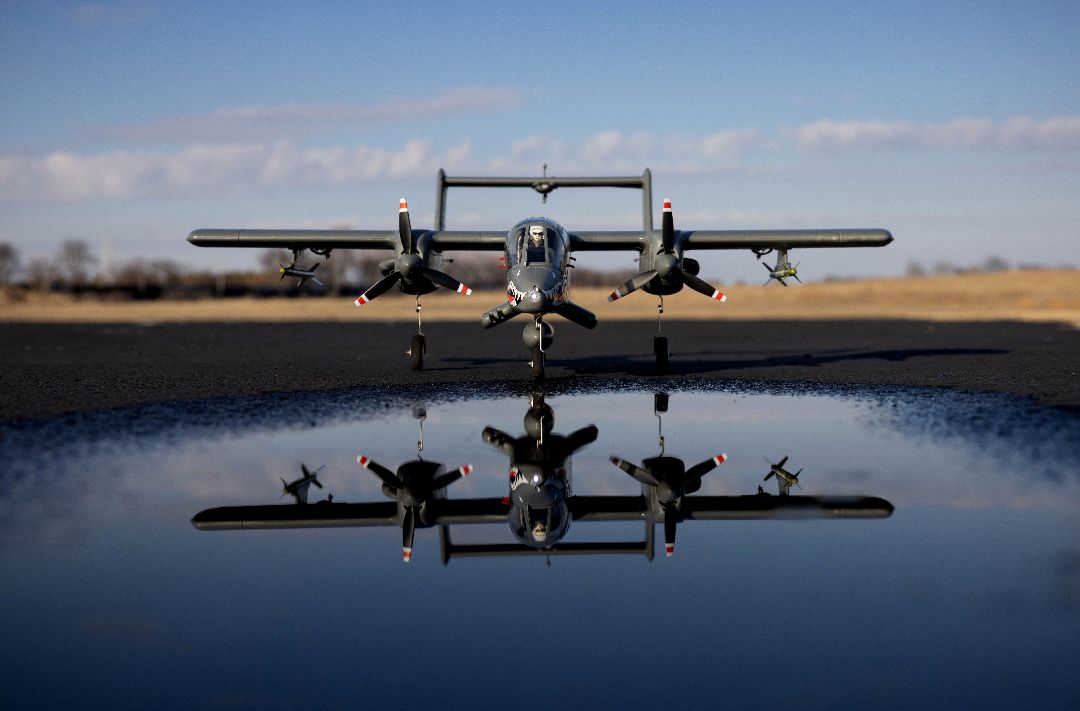 E-Flite Micro OV-10 Bronco 645mm BNF Basic with AS3X/SAFE
