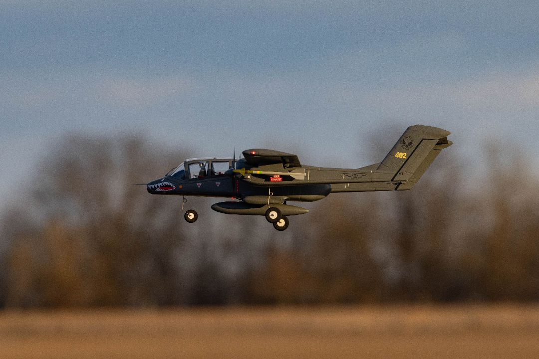 E-Flite Micro OV-10 Bronco 645mm BNF Basic with AS3X/SAFE