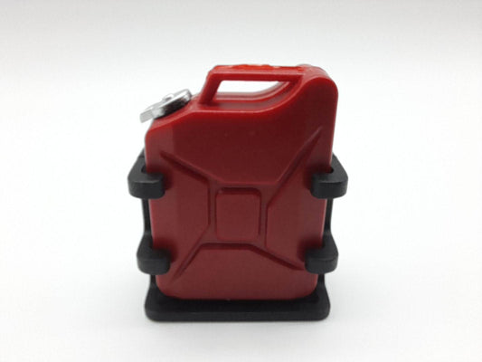 Small decorative gas can 1/10 red