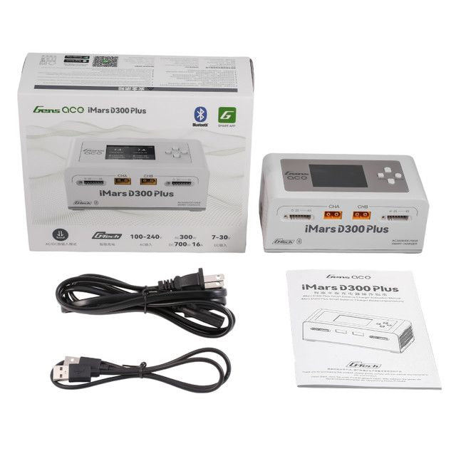 Gens Ace iMars D300 Plus G-Tech AC/DC Balance Charger - Black