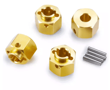 Set of (4) Brass Wheel Extensions – 12mm