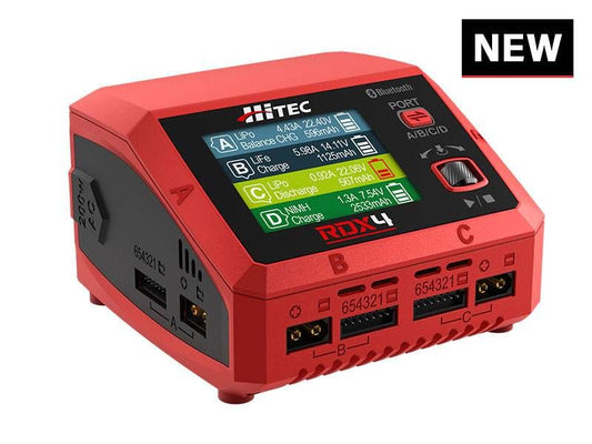 Hitec RDX4 4 Port AC/DC Charger