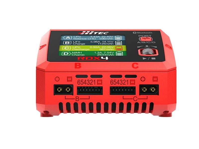 Hitec RDX4 4 Port AC/DC Charger