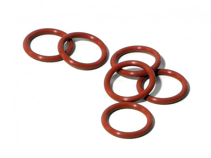 Silicone O-Ring, (6pcs), S10