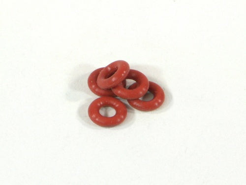 Silicon O-Ring, P-3, Red, (5pcs)