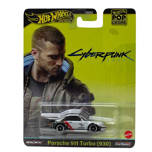 Hot Wheels Premium Pop Culture - Cyber Punk 2077 - Porsche 911 Turbo (930)