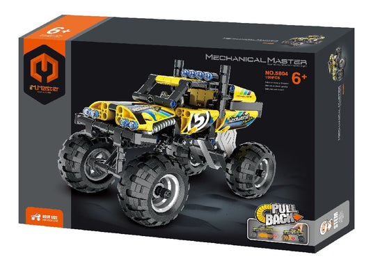 M.Master - 5804 - Pull Back Off-Road Vehicle - Yellow