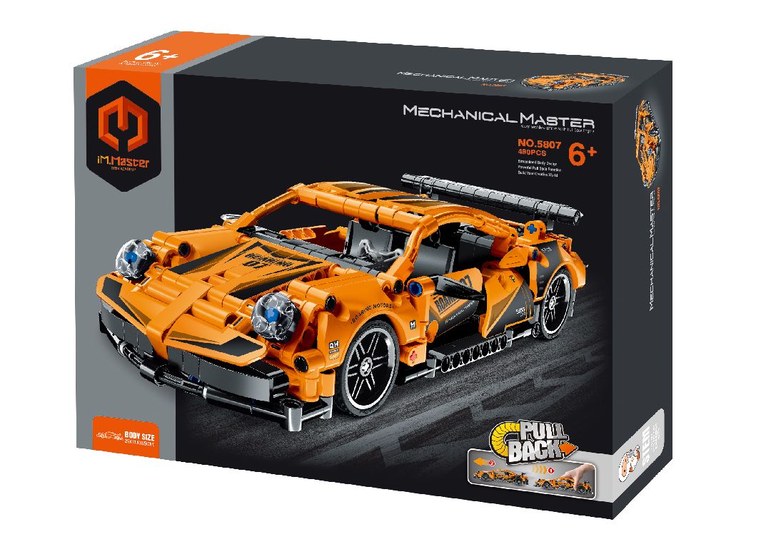 iM.Master - 5807 - Pull back - Super Car, Orange