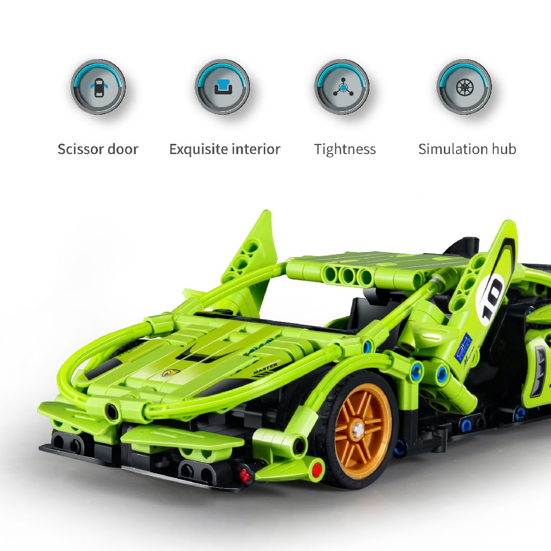 iM.Master - 5810 - Pull back Super Car, Green