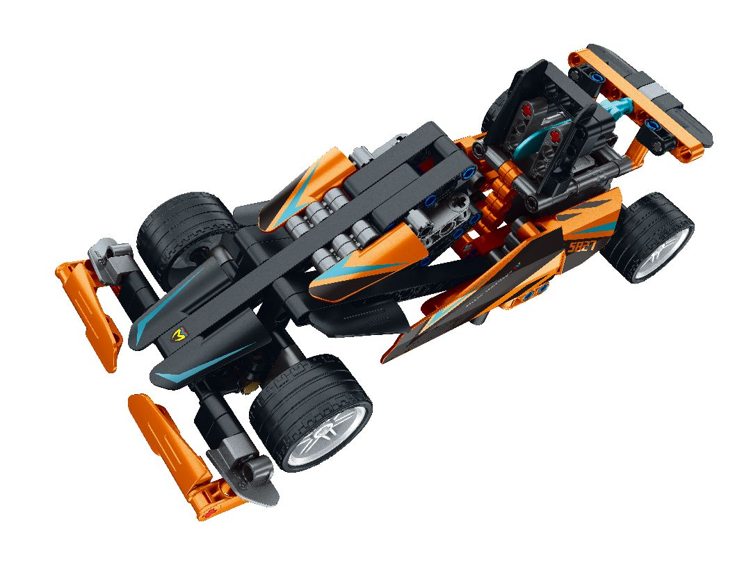 IM.Master - 5827 -  2 in 1 Pull Back Racing Car