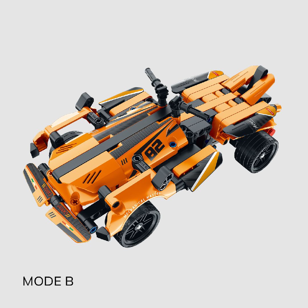 IM.Master - 5828 - 2in1 Pull Back Super & Mountain Car (Orange)