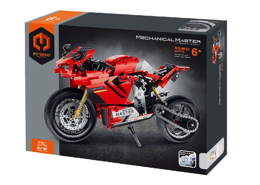 iM.Master Building Block Motorcycle - Red - 557 pcs