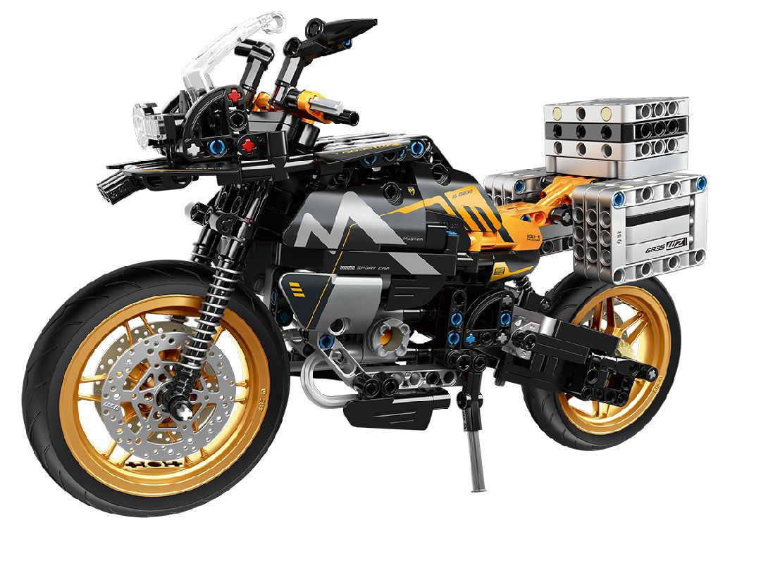 iM.Master - 6835 - Building Block Motorcycle - Black
