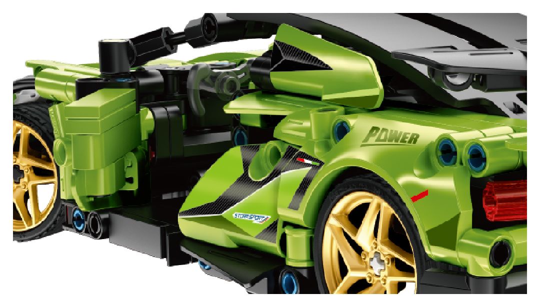 iM.Master - 8042 - R/C Super Car - Green