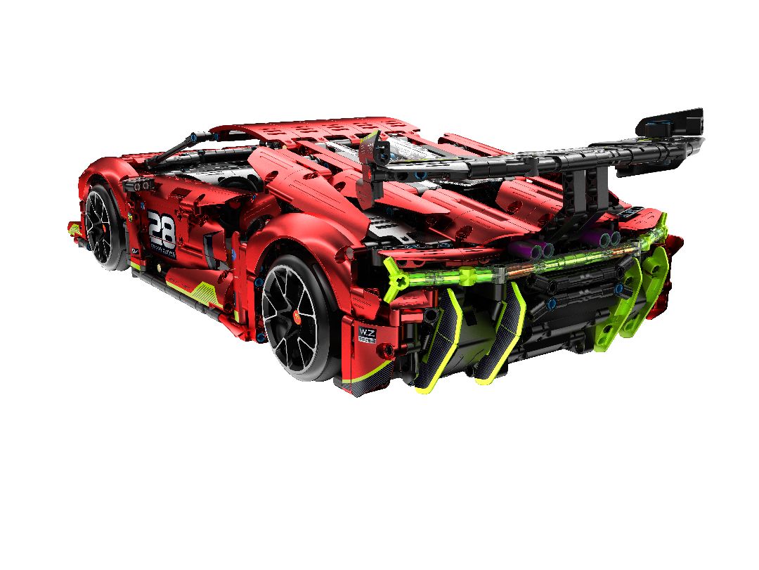 iM.Master 1/10 - 9828-2 - R/C Wind Red electroplate SuperCar