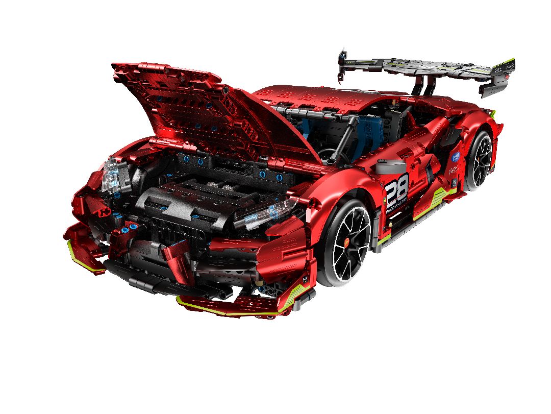 iM.Master 1/10 - 9828-2 - R/C Wind Red electroplate SuperCar