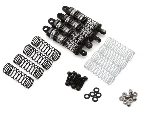 Injora Arrma® Grom™ Aluminum Threaded Oil Shocks Set (Black)