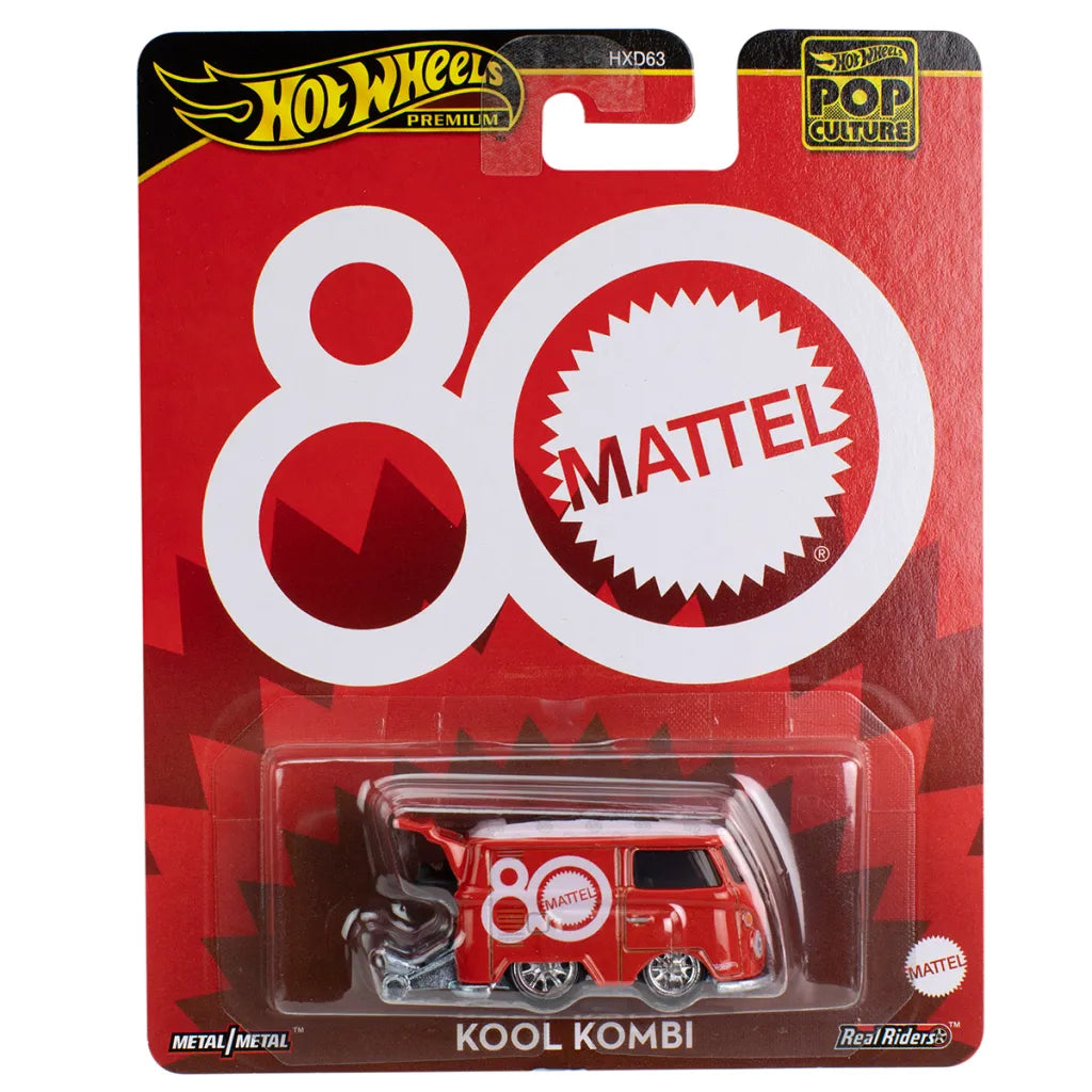 Hot Wheels Premium Pop Culture - Kool Kombi Mattel 80 anniversary