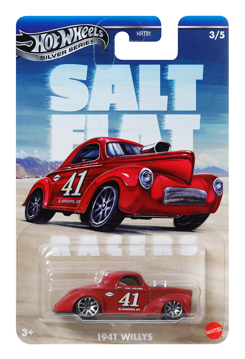 Hot Wheels Silver Series Salt Flat - 1941 Willys