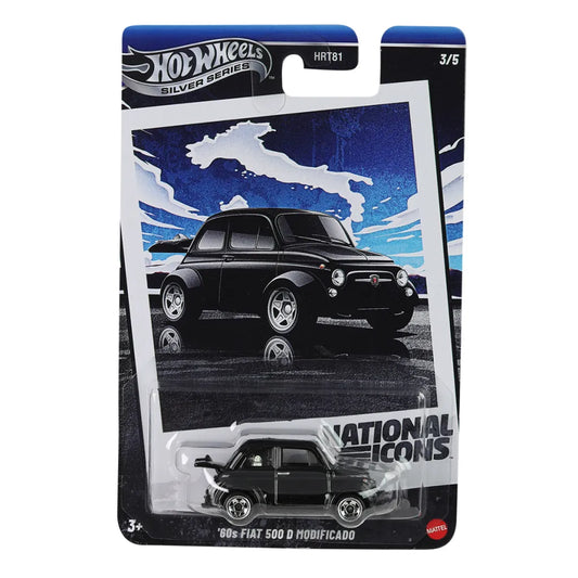 Hot Wheels Silver Series - National Icons - 60s Fiat 500 D Modificado