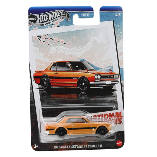 Hot Wheels Silver Series - National Icons - 1971 Nissan Skyline HT 2000 GT-R