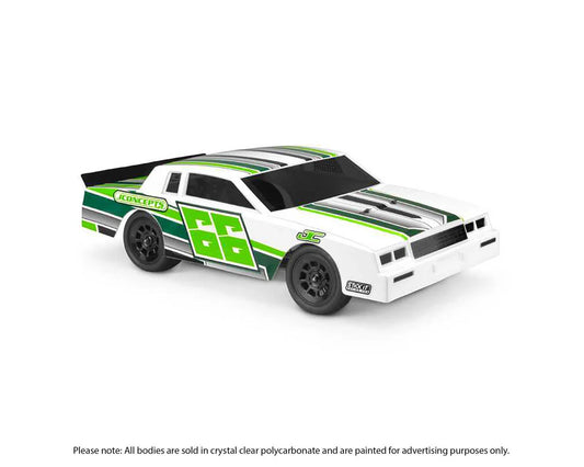 JConcepts 1987 Chevy Monte Carlo Street Stock Dirt Oval Body (Clear) (Lightweight)