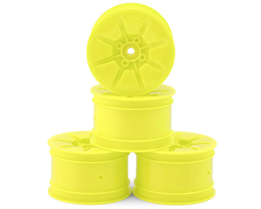 JConcepts Pioneer 2.2 Rear Buggy Wheels (Yellow) (4) w/12mm Hex