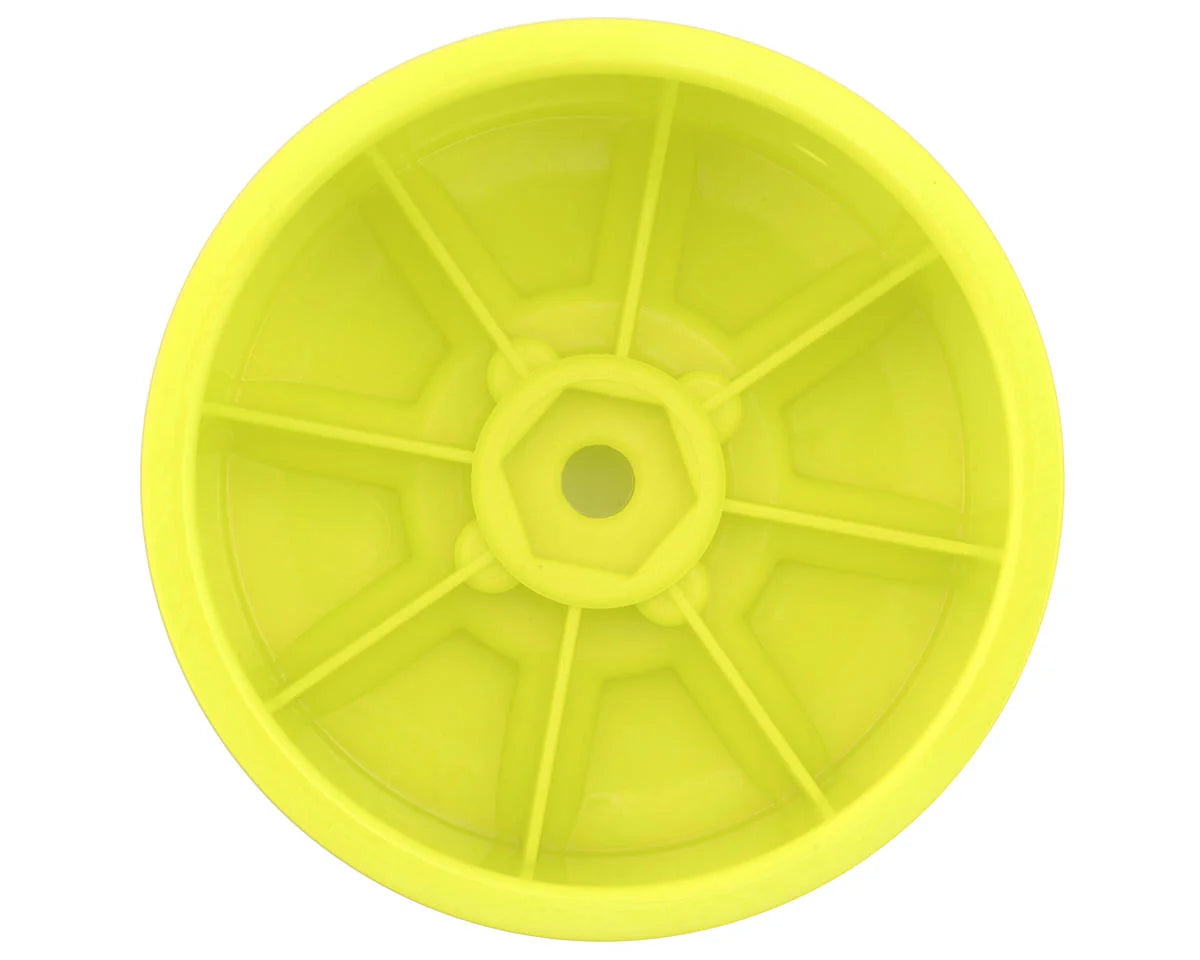 JConcepts Pioneer 2.2 Rear Buggy Wheels (Yellow) (4) w/12mm Hex