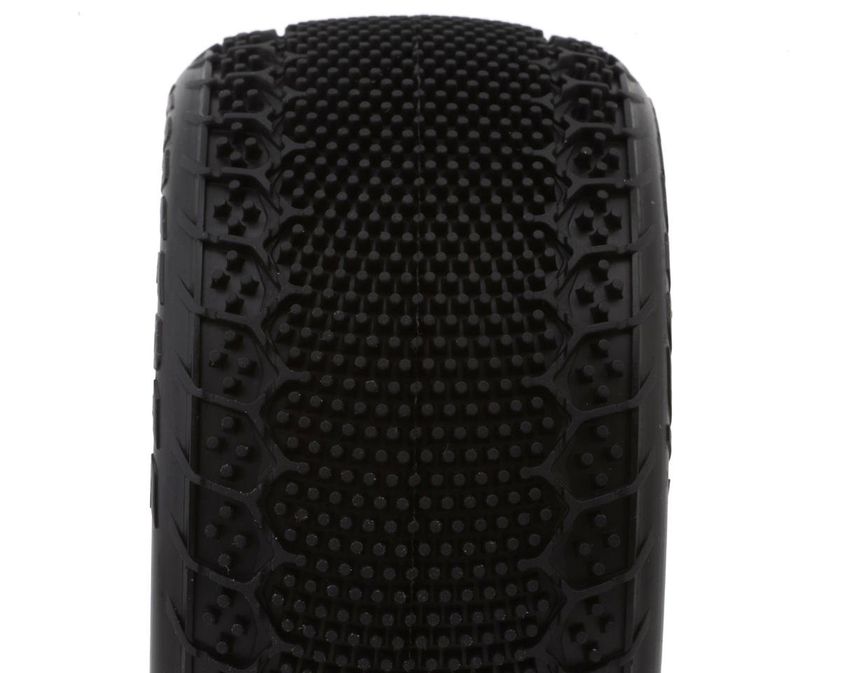 JConcepts 3DP 2.2" Pre-Mounted Rear Buggy Carpet Tires (White) (2) (Pink) w/12mm Hex