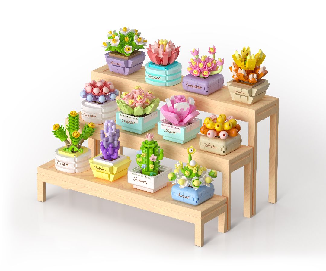 Koco Lovely Succulents - collect and combine all 12!