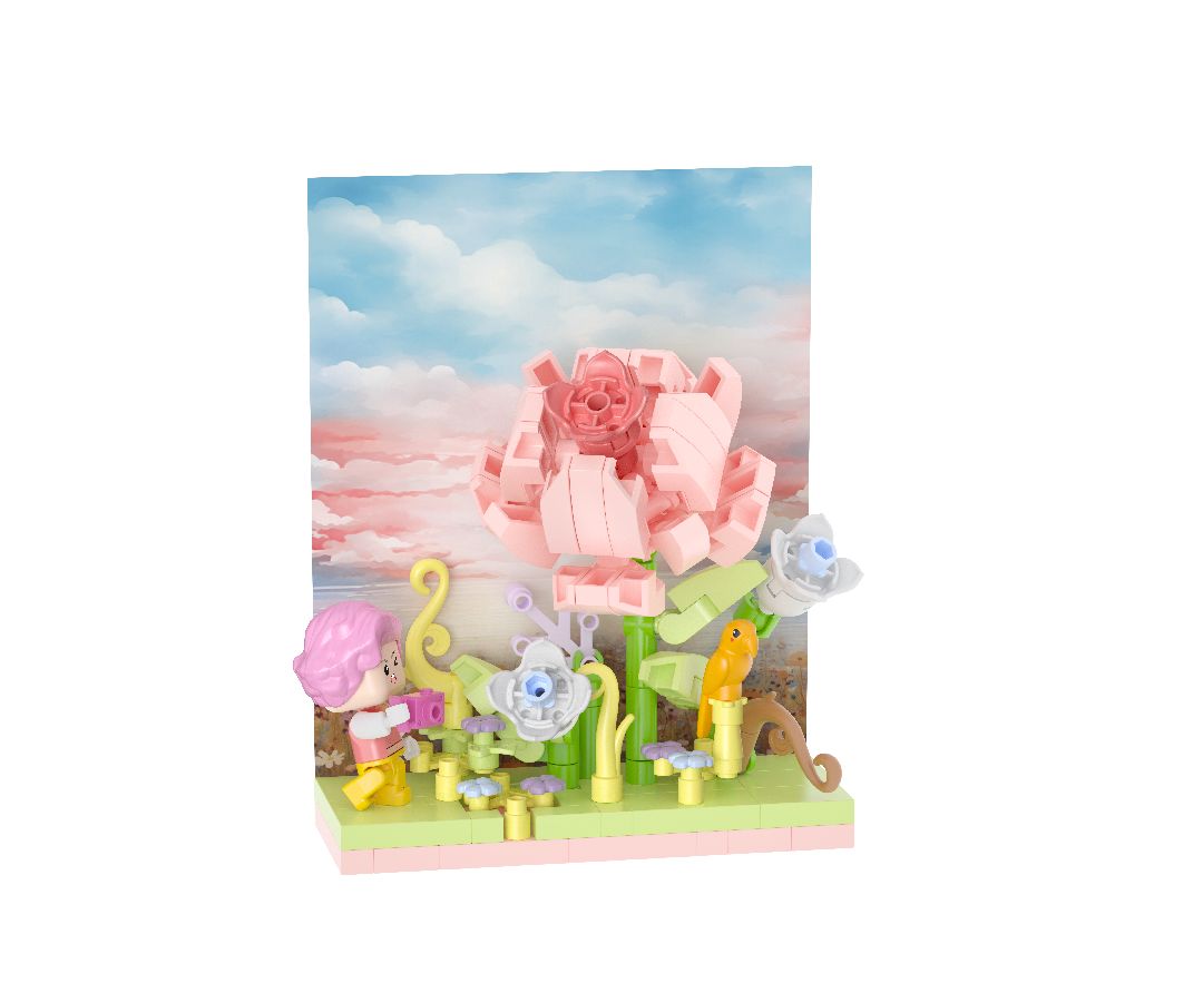 Koco Stamen Scene - 02 - Rose