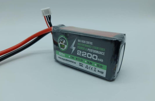 Lipo Battery 3S 11.1V 2200mAh 60C XT60