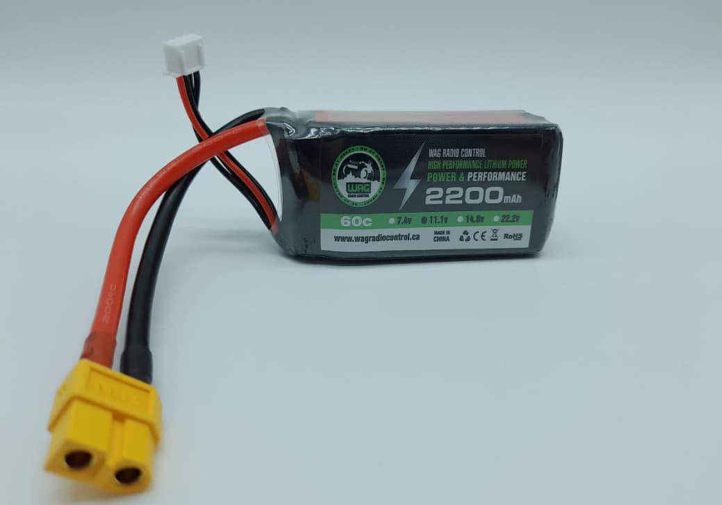 Lipo Battery 3S 11.1V 2200mAh 60C XT60