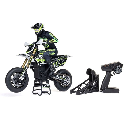 Losi 1/4 Promoto-SM Super Moto Motorcycle RTR - FXR White