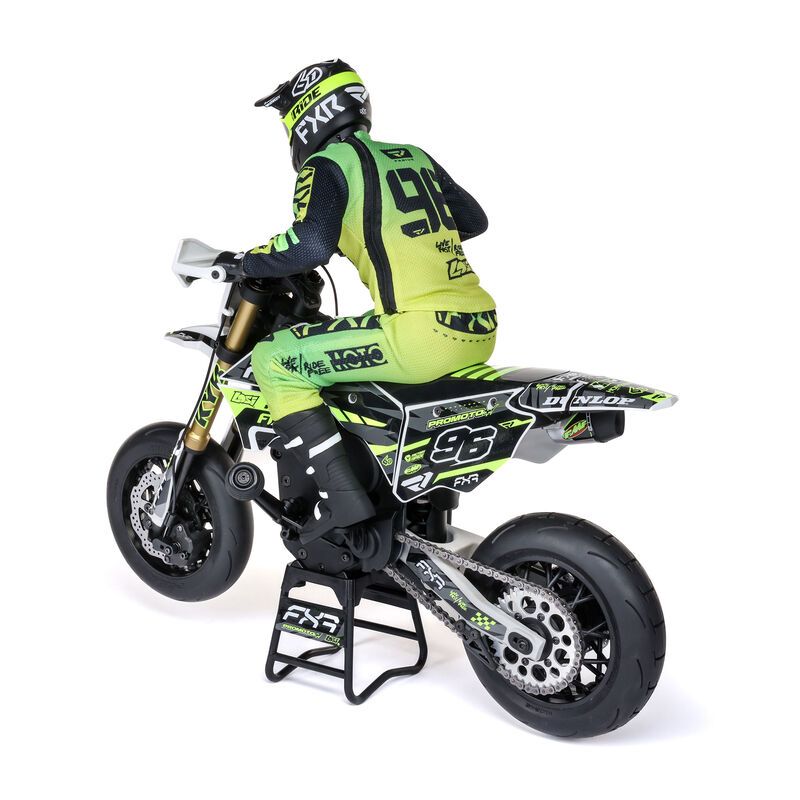 Losi 1/4 Promoto-SM Super Moto Motorcycle RTR - FXR Green