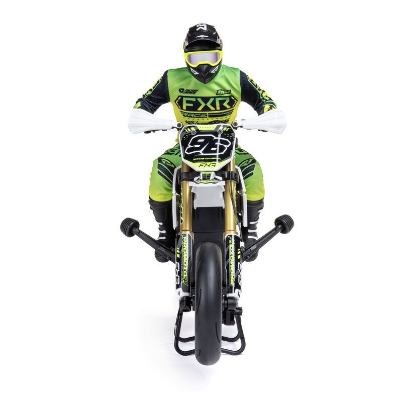 Losi 1/4 Promoto-SM Super Moto Motorcycle RTR - FXR Green