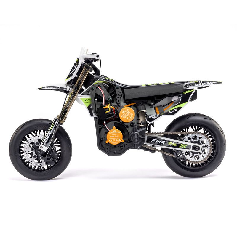 Losi 1/4 Promoto-SM Super Moto Motorcycle RTR - FXR Green