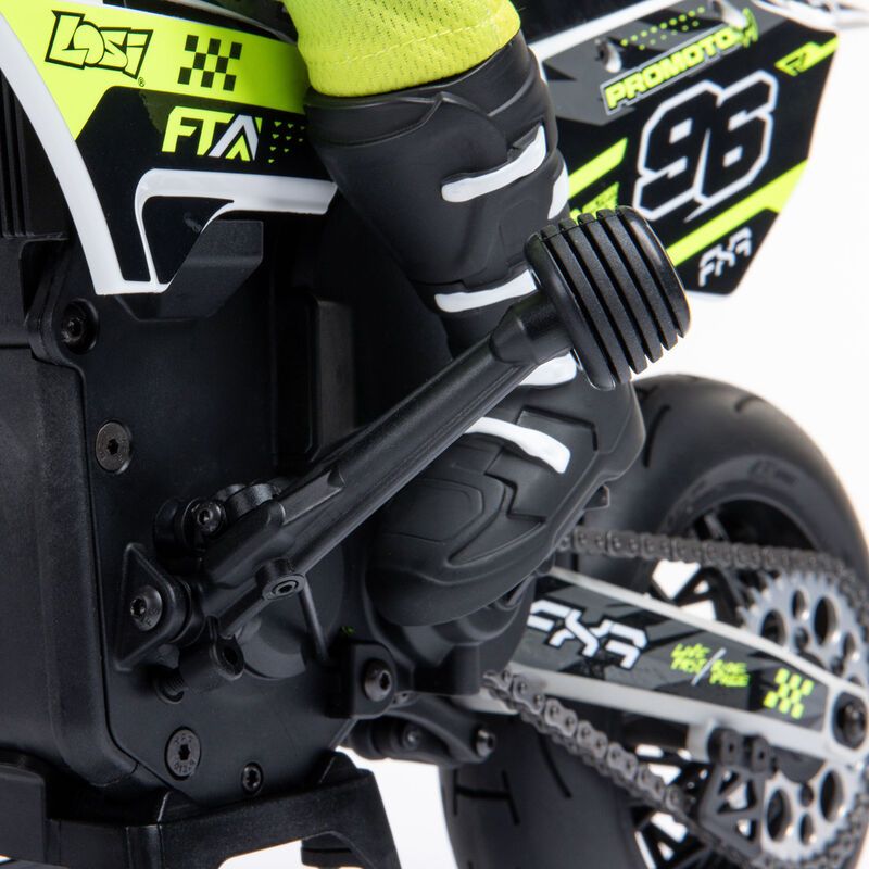 Losi 1/4 Promoto-SM Super Moto Motorcycle RTR - FXR Green