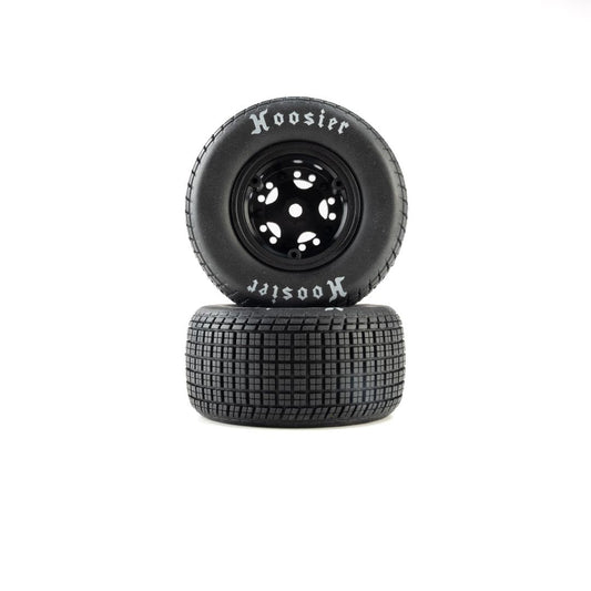 Losi 22S DLM Hoosier Tires Medium Mounted (2) - Black