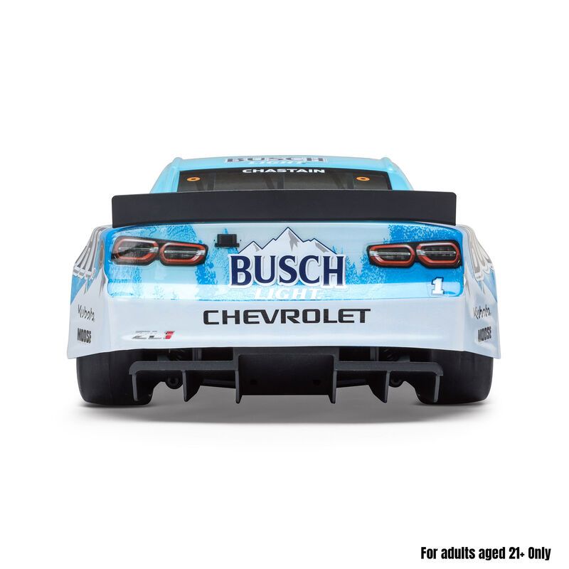 1/12 NASCAR RC Racecar Ross Chastain No. 1 Busch Light 2025 Chevrolet Camaro ZL1 2S AWD RTR Brushed On-Road (Battery & Charger Included)