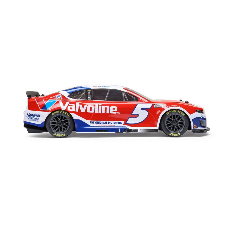 1/12 NASCAR RC Racecar Kyle Larson No. 5 Valvoline 2025 Chevrolet Camaro ZL1 2S AWD RTR Brushed On-Road (Battery & Charger Included)