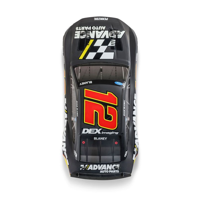 1/12 NASCAR RC Racecar Ryan Blaney No. 12 Advanced Auto 2025 Ford Mustang 2S AWD RTR Brushed On-Road (Battery & Charger Included)