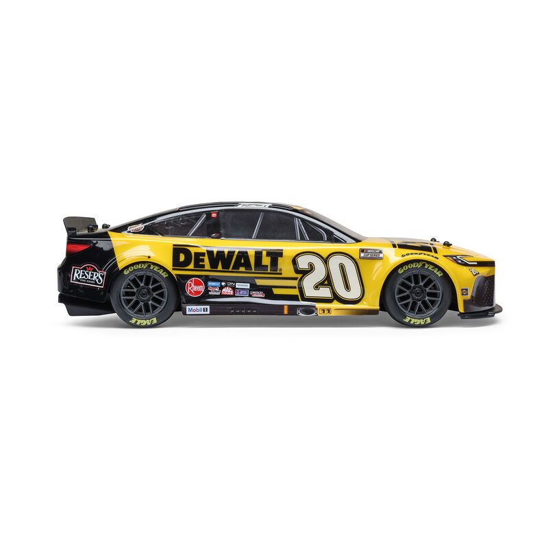 1/12 NASCAR RC Racecar Christopher Bell No. 20 DeWalt 2025 Toyota Camry 2S AWD RTR Brushed On-Road (Battery & Charger Included)