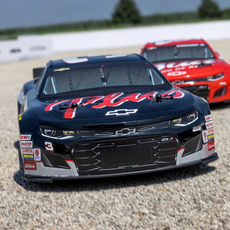 1/12 Losi NASCAR RC Race Car RCR No. 3 GM Goodwrench Chevrolet ZL1 2S AWD RTR Brushed On-Road (Battery & Charger Included), Black