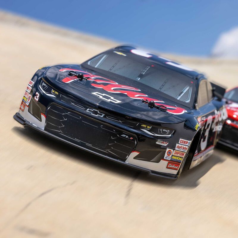 1/12 Losi NASCAR RC Race Car RCR No. 3 GM Goodwrench Chevrolet ZL1 2S AWD RTR Brushed On-Road (Battery & Charger Included), Black
