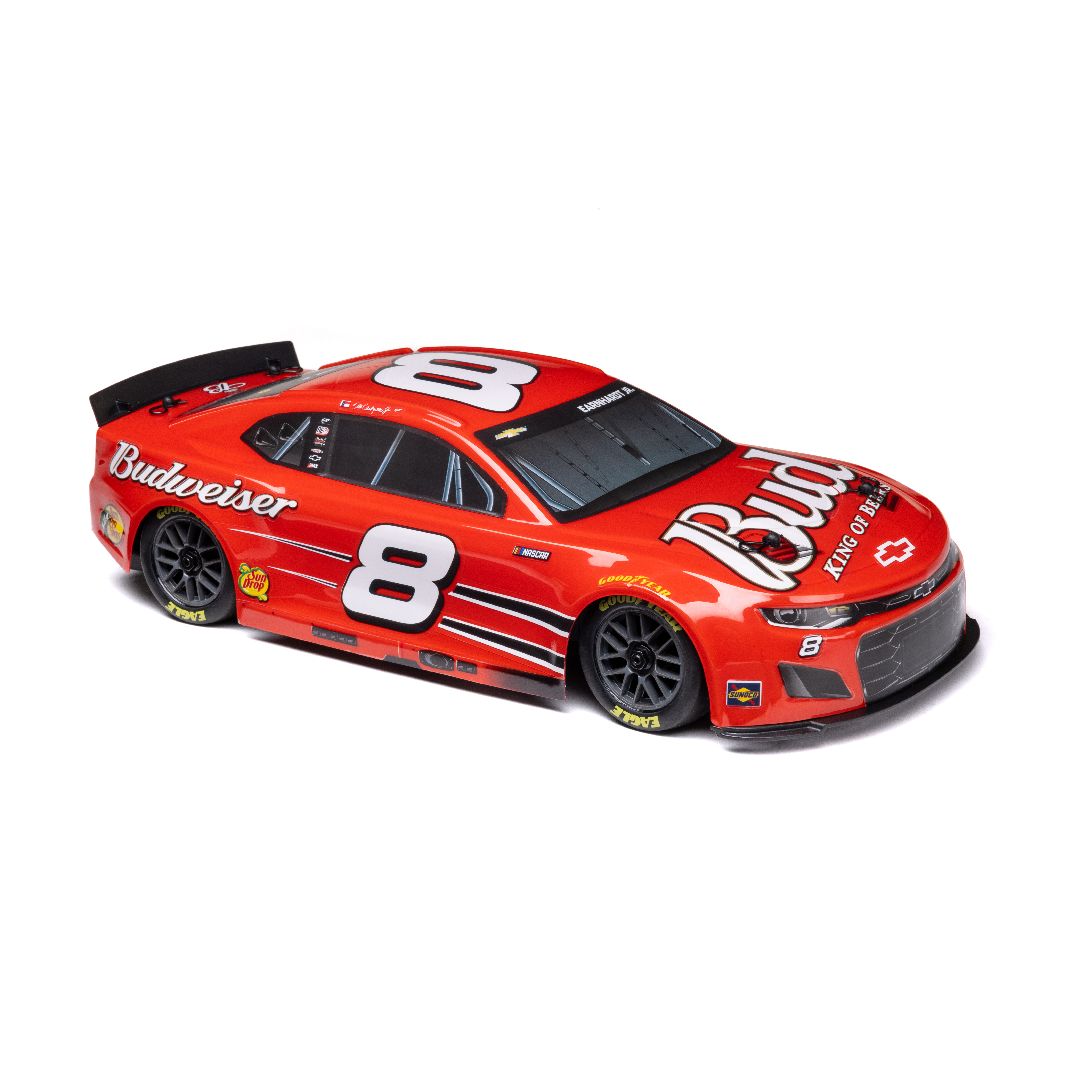 1/12 NASCAR RC Racecar Dale Earnhardt Jr. No. 8 Budweiser Chevrolet ZL1 2S AWD RTR Brushed On-Road (Battery & Charger Included), Red