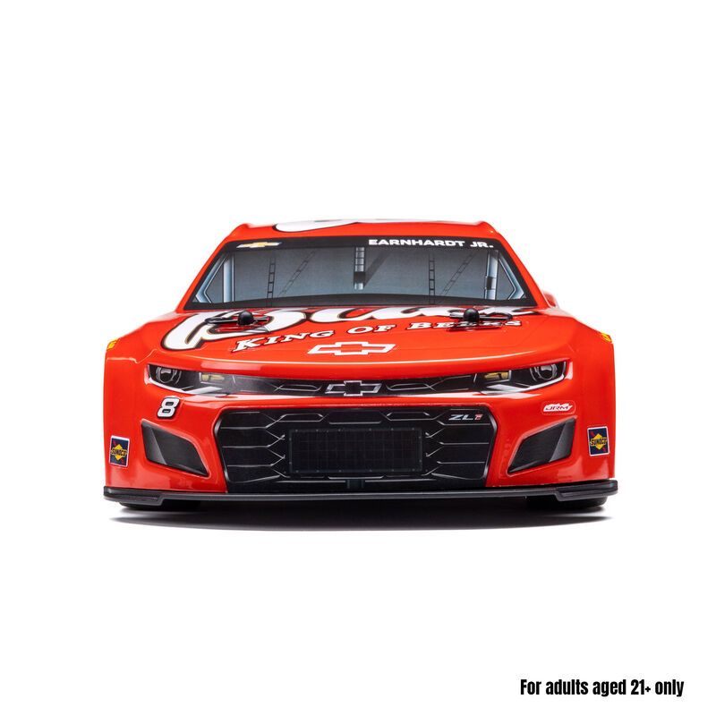 1/12 NASCAR RC Racecar Dale Earnhardt Jr. No. 8 Budweiser Chevrolet ZL1 2S AWD RTR Brushed On-Road (Battery & Charger Included), Red